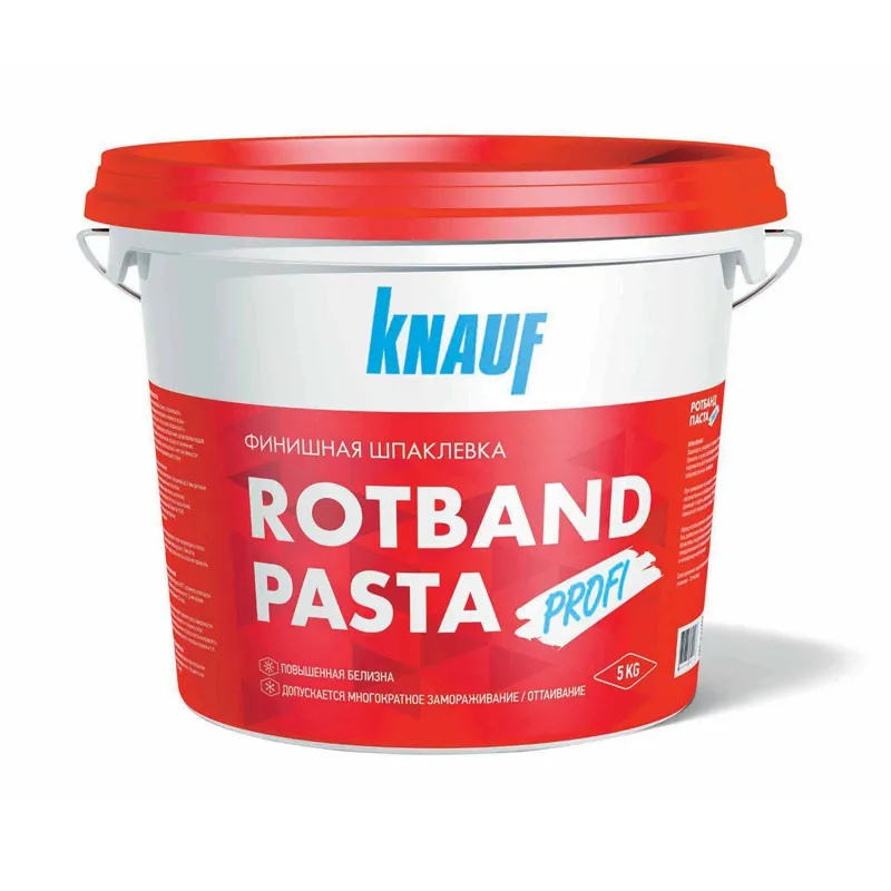 Шпаклевка Knauf Rotband Pasta Profi готовая, 5 кг