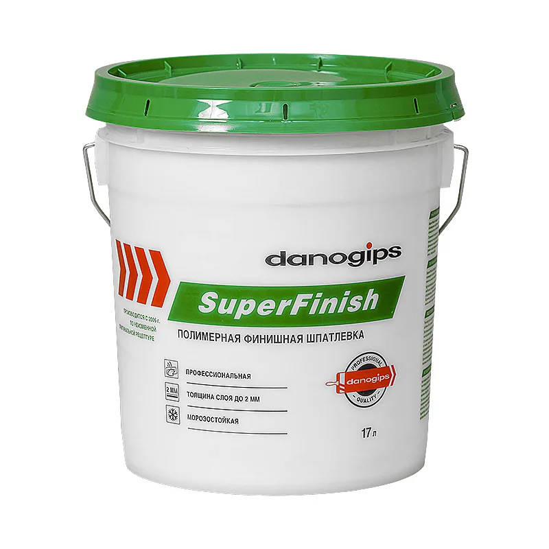 Шпаклевка Danogips SuperFinish готовая, 28 кг