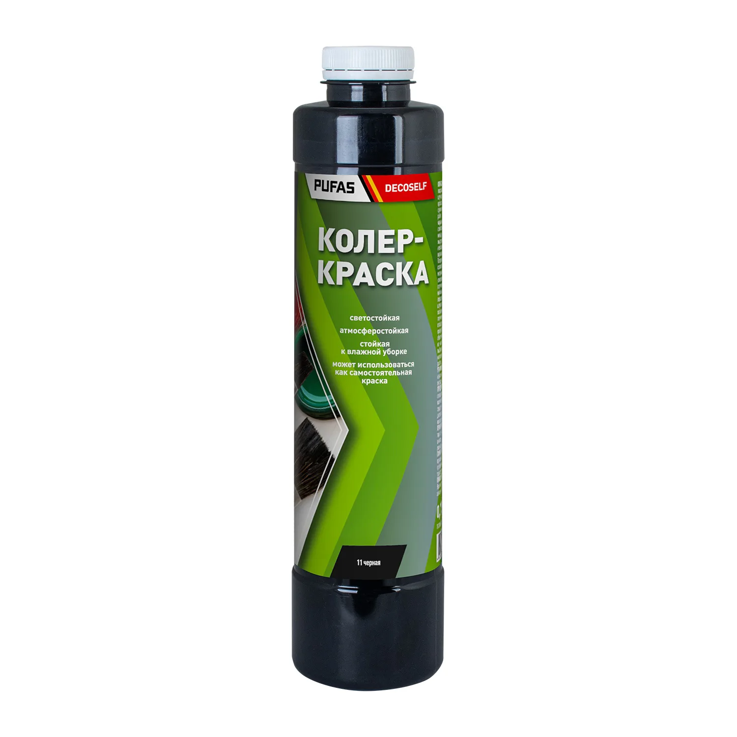 Краска колеровочная для в/д красок Pufas N11 черная (0,75 л)