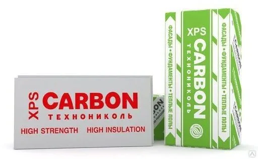 Экструдированный пенополистирол XPS Carbon 80х580х1180 мм