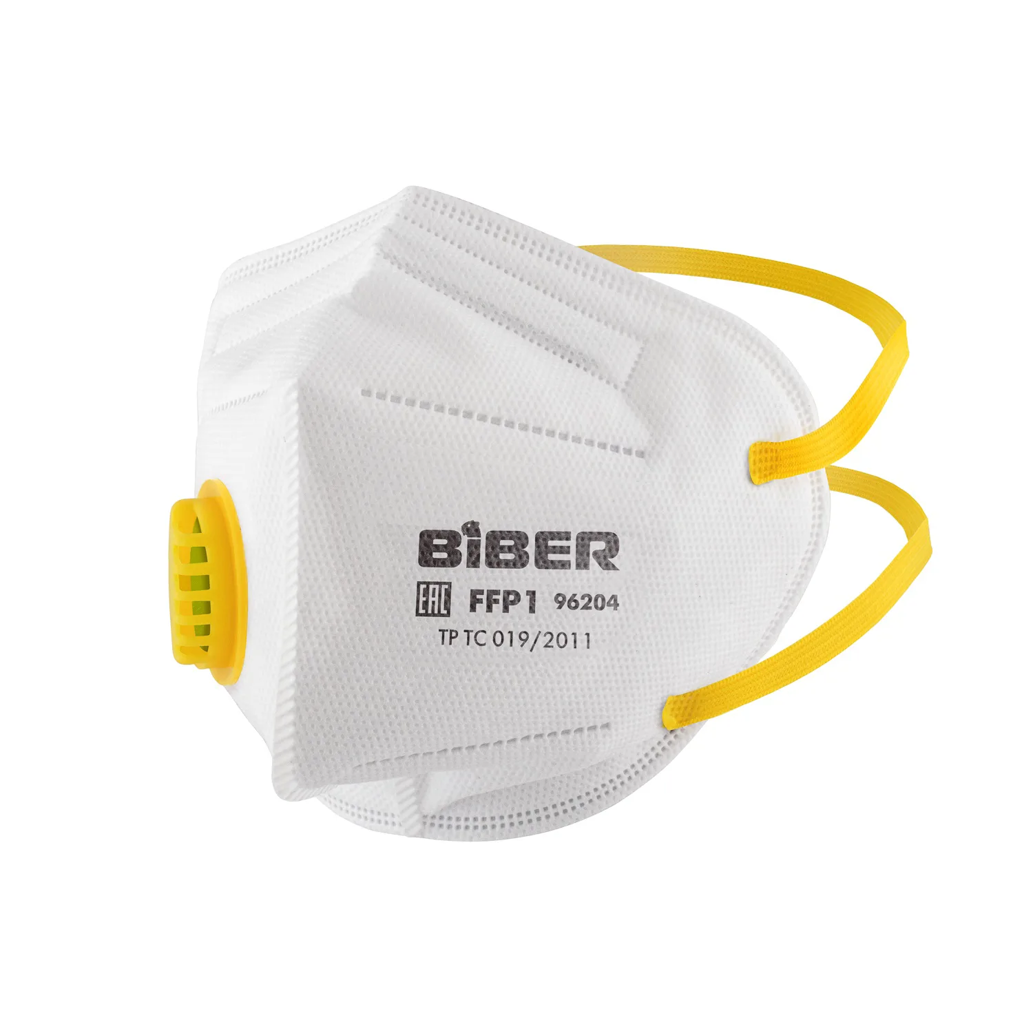 Полумаска фильтрующая Biber 96204 с воздушным клапаном, FFP1