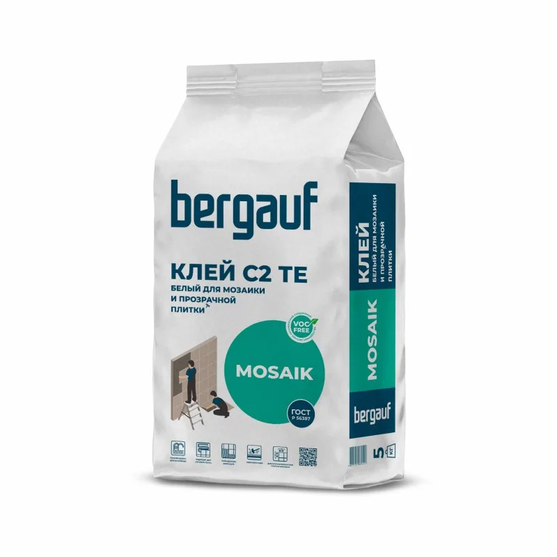 Клей для мозаики Bergauf Mosaik белый (5 кг)