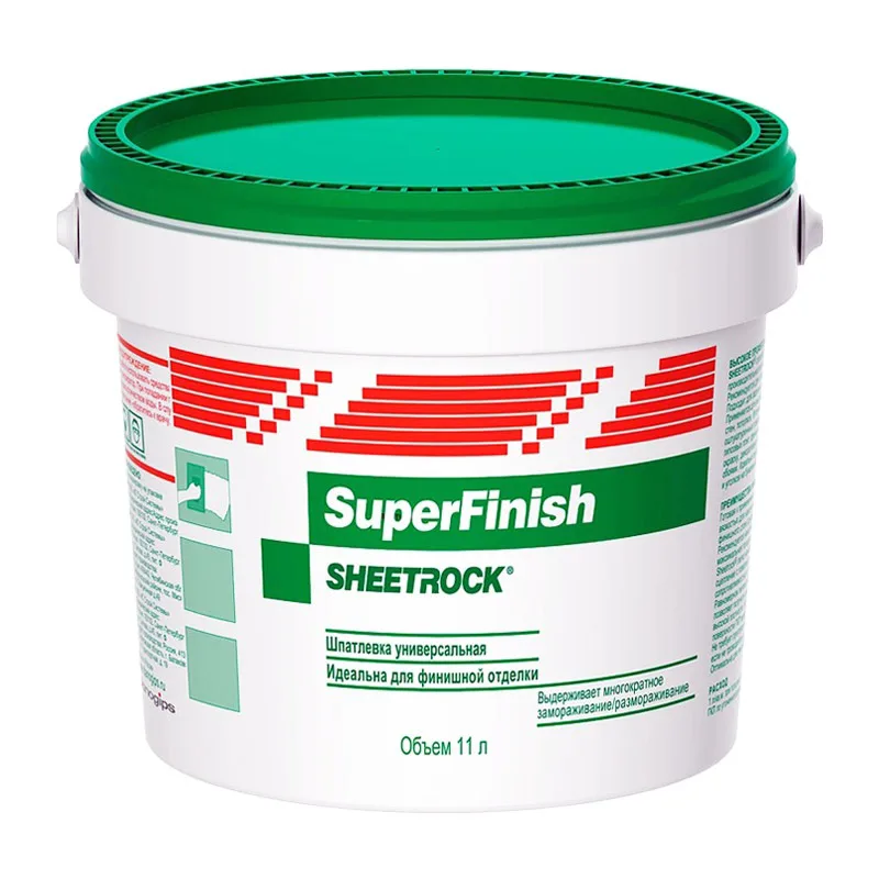 Шпаклевка Danogips SuperFinish готовая, 18 кг
