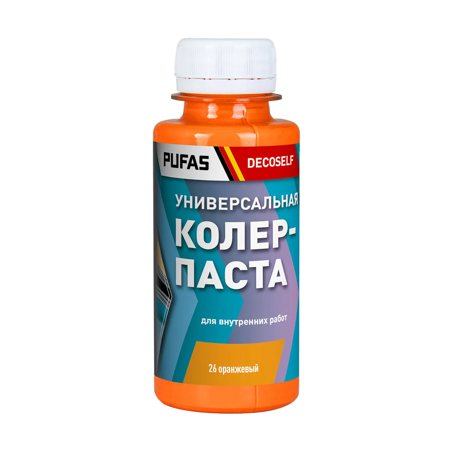 Паста колеровочная универсальная Pufas 26 оранжевая (0,1 л)