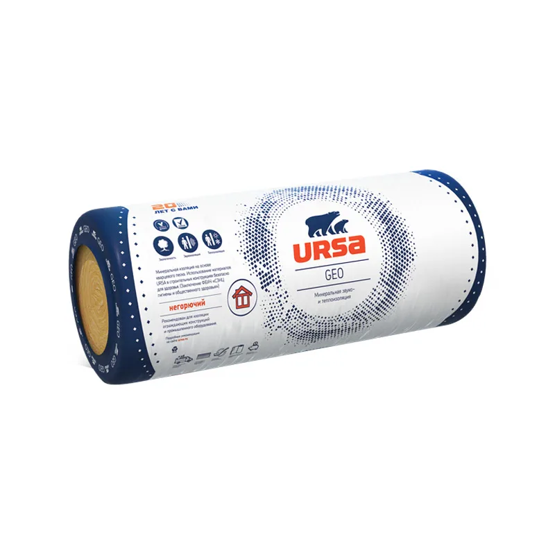 Утеплитель Ursa Geo М-11/50Ф, 12500х1200х50 мм (1 шт)