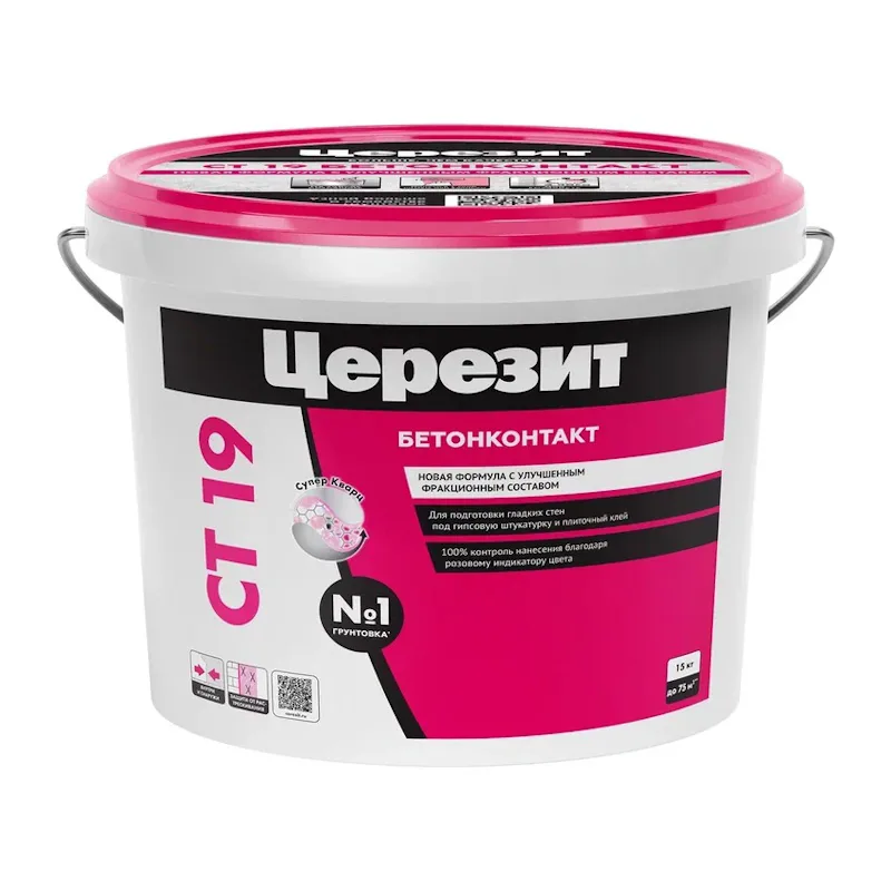 Грунтовка Бетонконтакт Церезит CT 19 (15 кг)