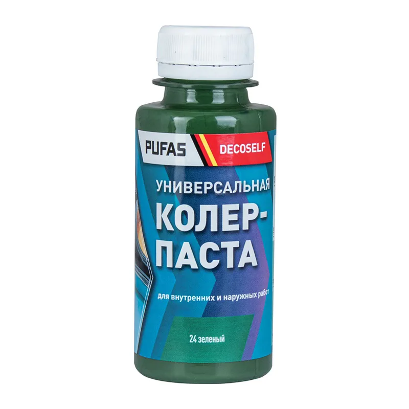 Паста колеровочная универсальная Pufas 24 зеленая (0,1 л)