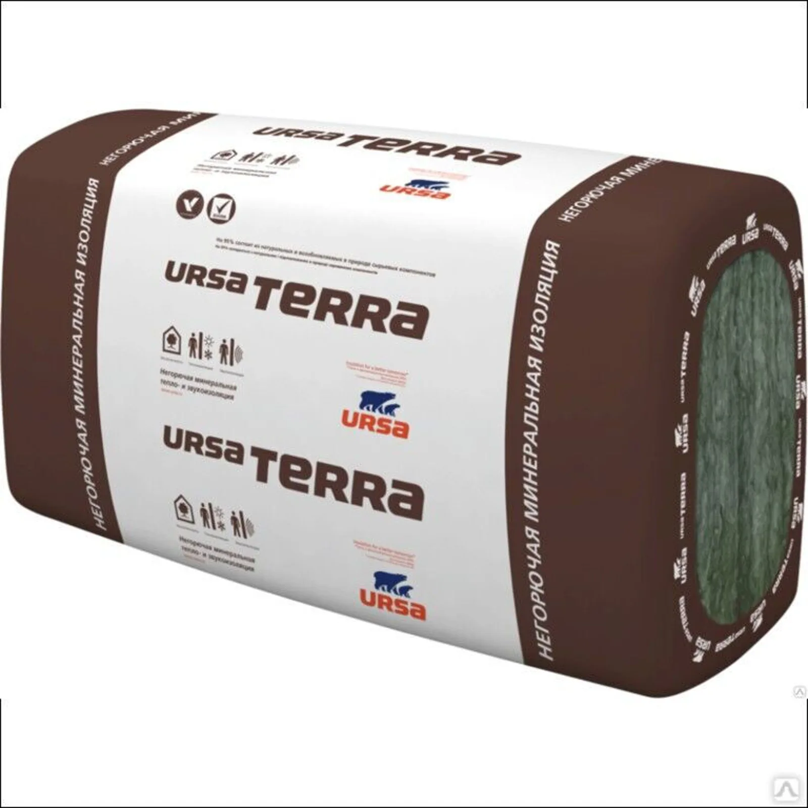 Утеплитель УРСА Терра 37 PN 1250-610-50 (15,25м2/0,763м3/20)