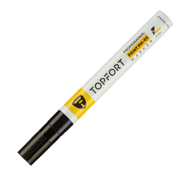 Маркер лаковый Topfort Paint черный 4 мм
