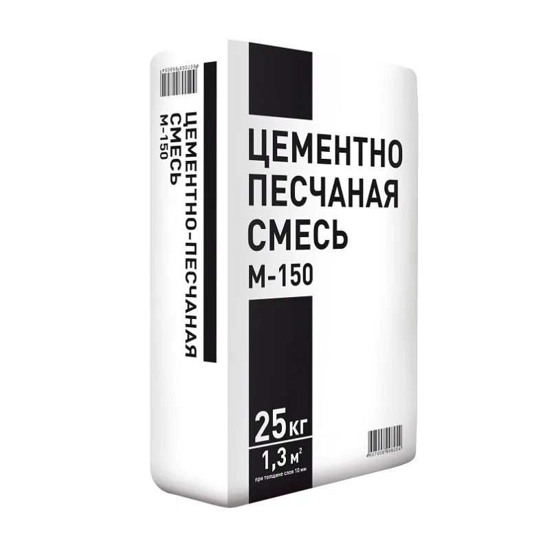 Смесь цементно-песчаная Gerkules М-150, 25 кг