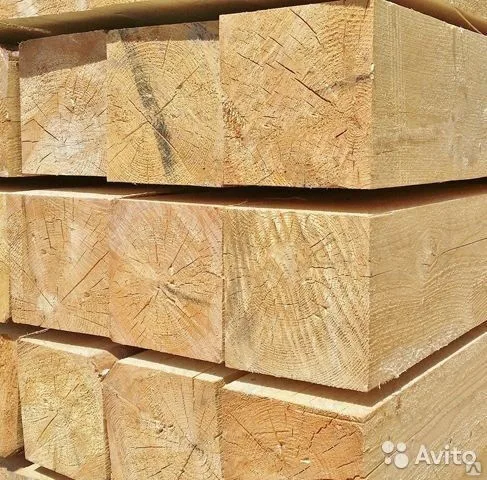 Брус обрезной 6000 мм 200х200 мм, хвойные породы